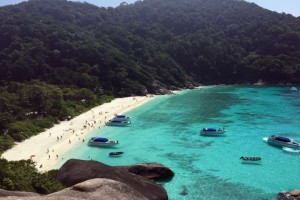 A view of the Similan Islands, located off the coast of southern Thailand - Hendric Tay