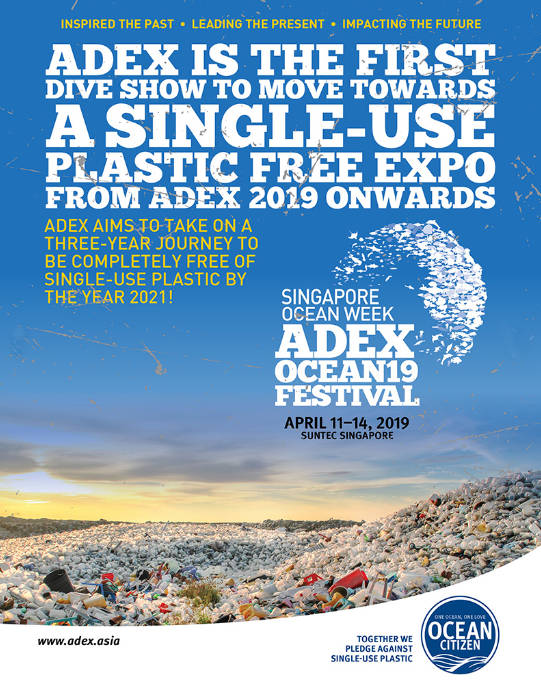 ADEX Singapore 2019 plastic free