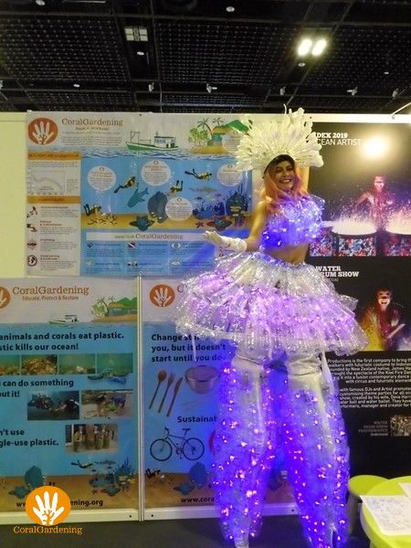 A creative reuse of single-use-plastic.