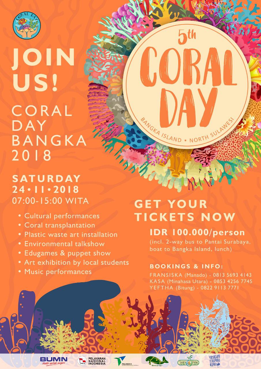 Coral Day 2018 on Bangka Island Indonesia