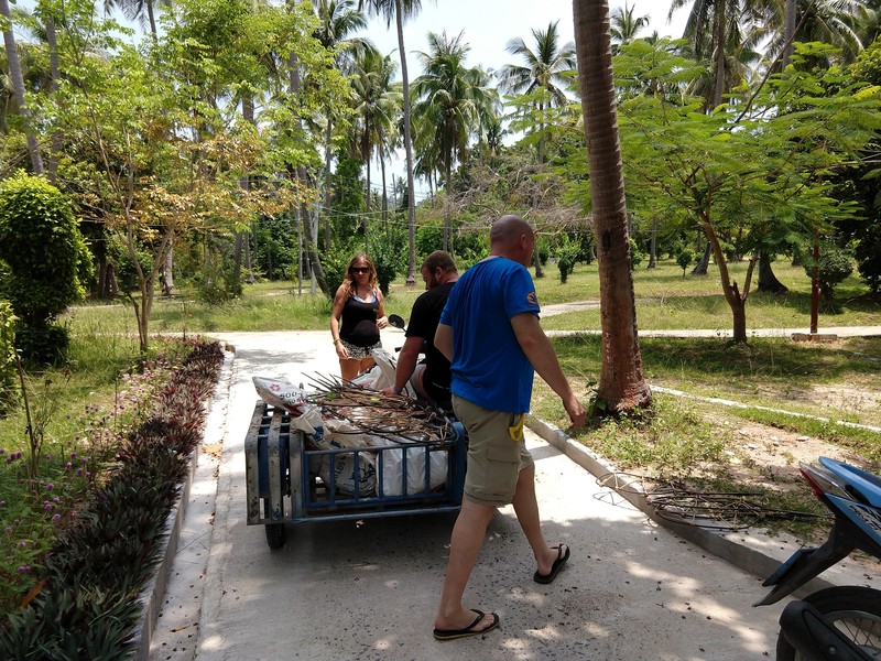 Transport of artificial reef on EcoDay March 2018