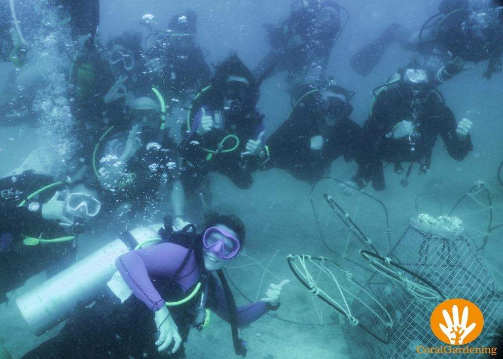 It is a new experience to deploy a structure under water.