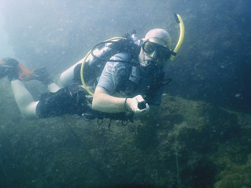 Frank met Aqua Lung en Paralenz