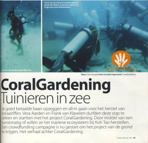 Interview CoralGardening - Duiken - 160201